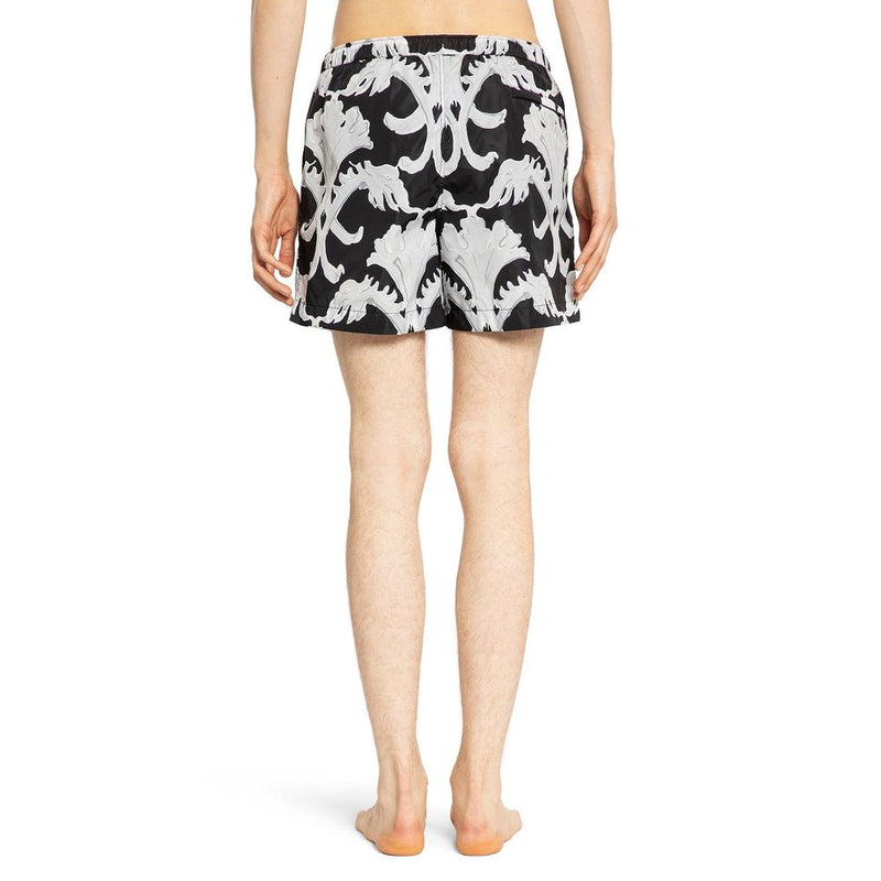 Valentino Black Polyamide Shorts for Men