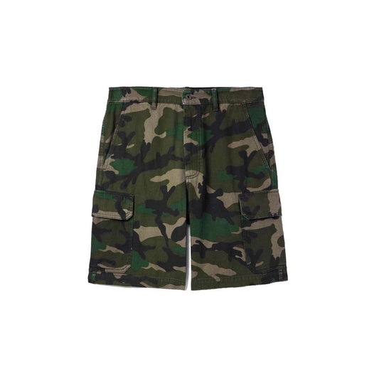 Valentino Bicolor Cotton Cargo Shorts for Men