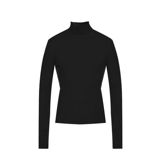 Balenciaga Zwarte Kasjmier Coltrui