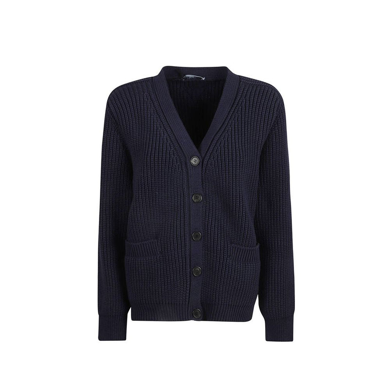 Prada Blue Cotton Cardigan for Women