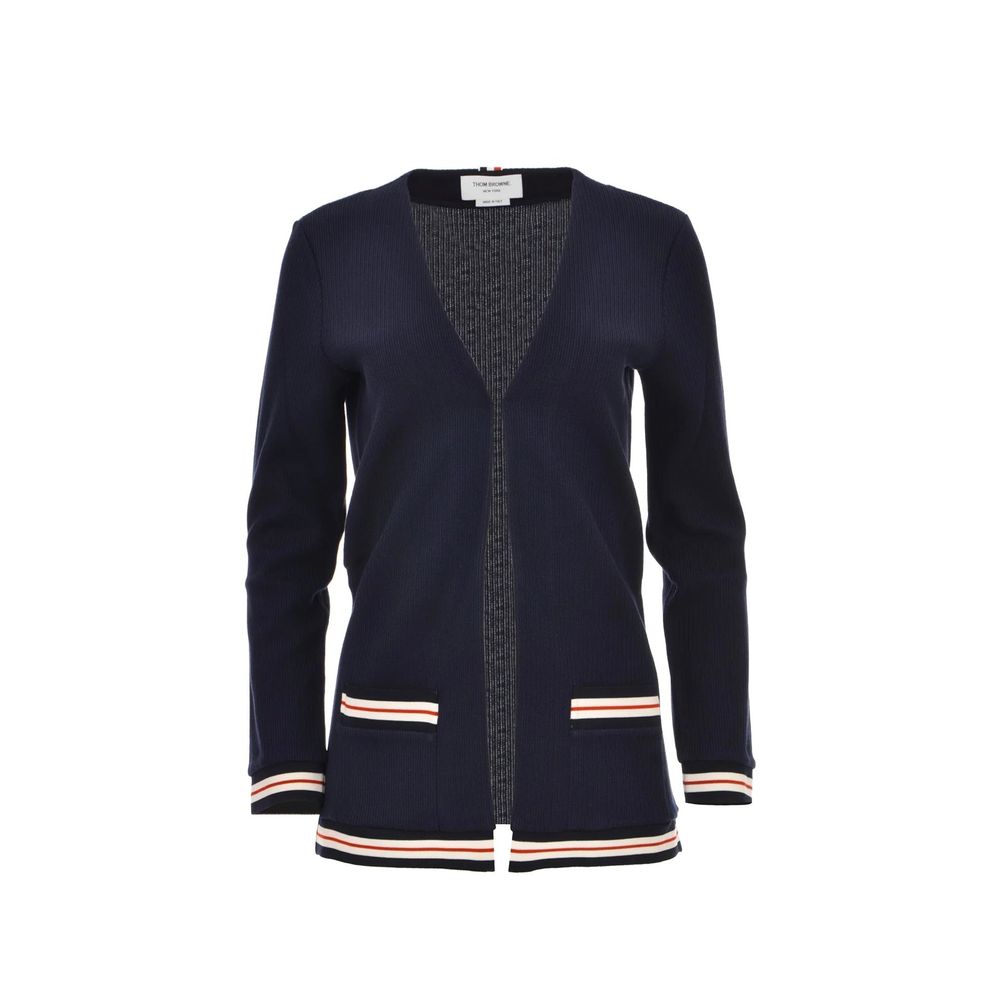 Thom Browne Blue Cotton Cardigan for Women