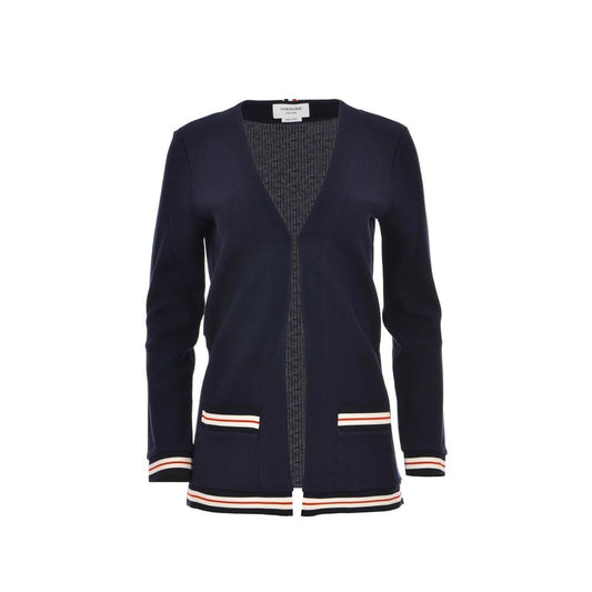 Thom Browne Blue Cotton Cardigan for Women