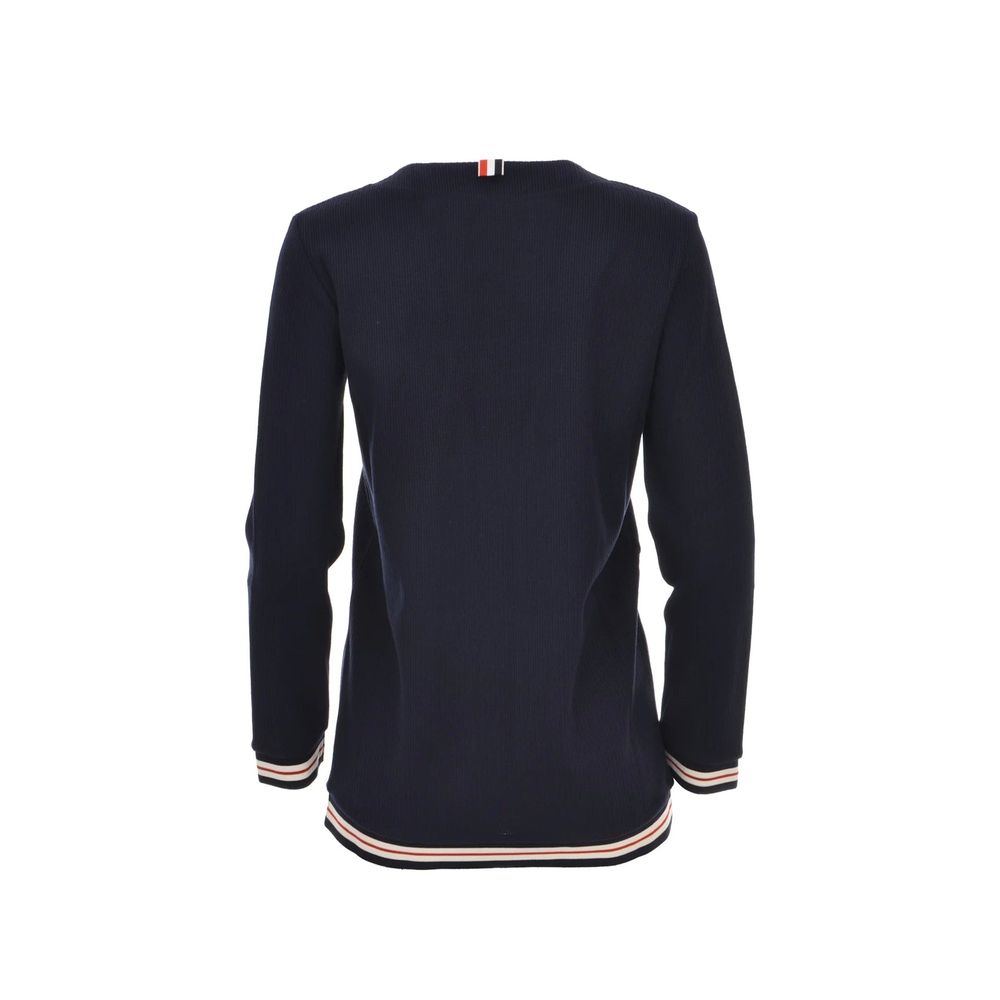 Thom Browne Blue Cotton Cardigan for Women