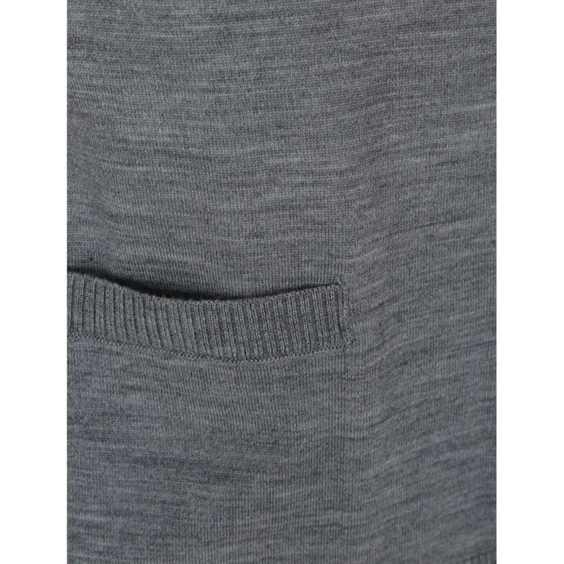 Thom Browne Gray Virgin Wool Cardigan for Men