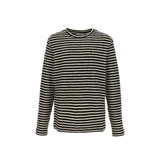 T-shirt Jil Sander blanc en laine à manches longues