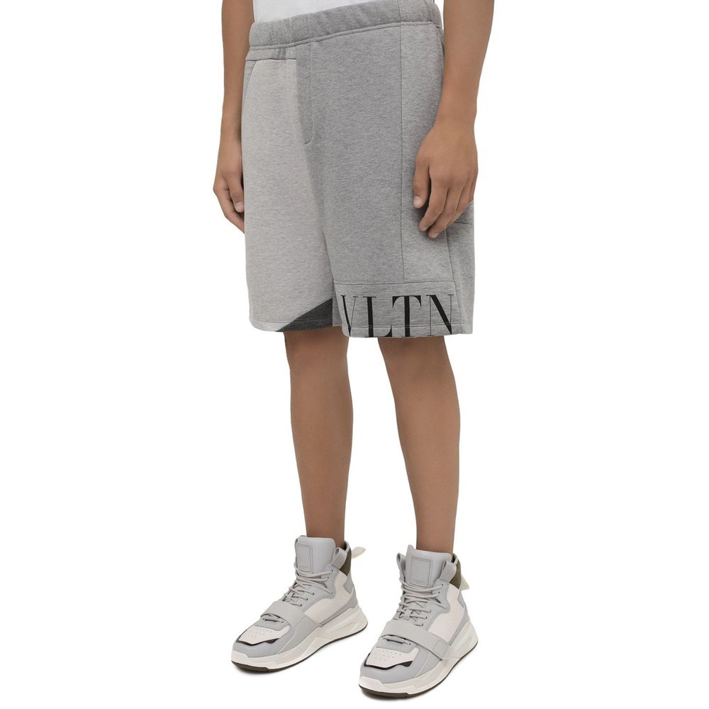 Valentino Garavani Gray Modal Shorts for Men - XL