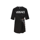 Versace Black Cotton T-Shirt for Women