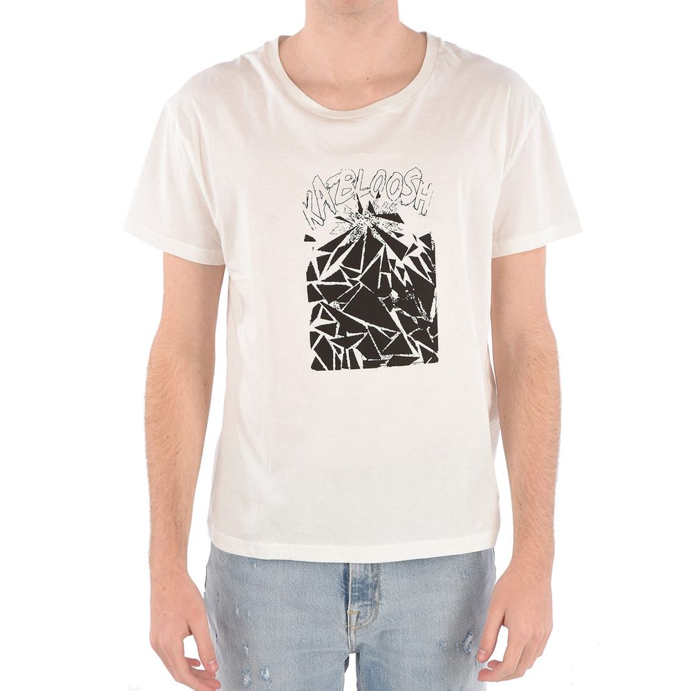T-shirt en coton blanc Céline