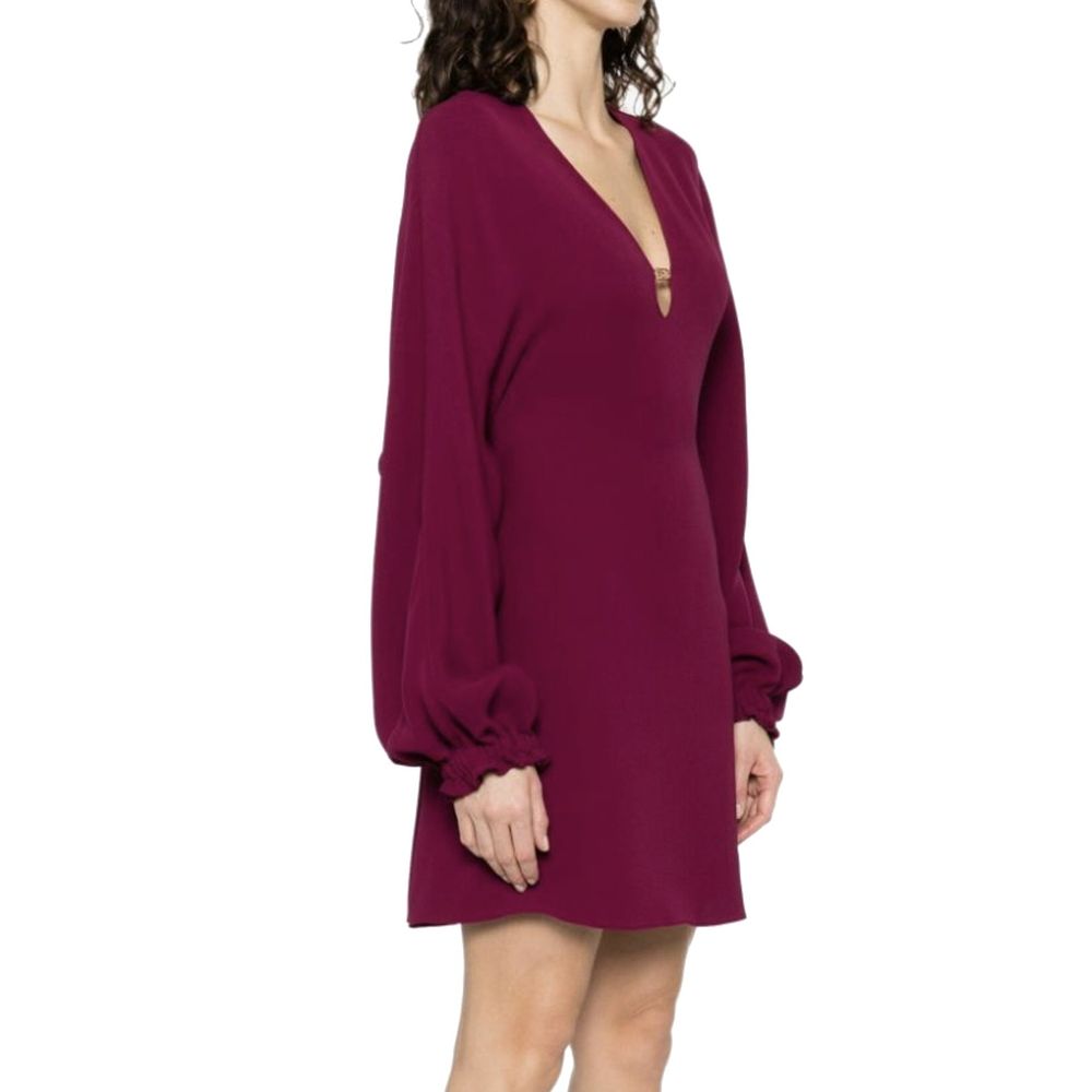 Fendi Purple Silk Casual Dress for Women