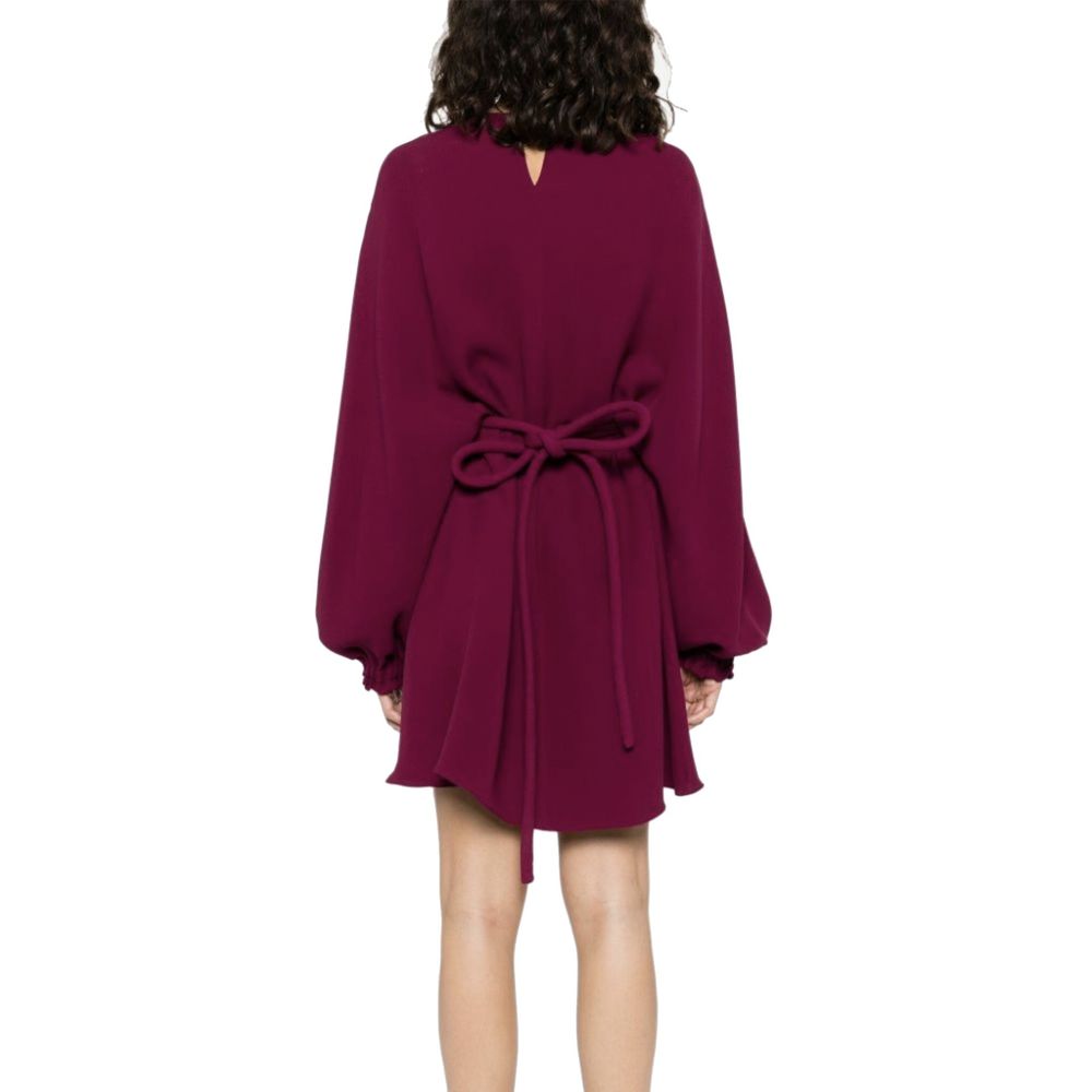Fendi Purple Silk Casual Dress for Women