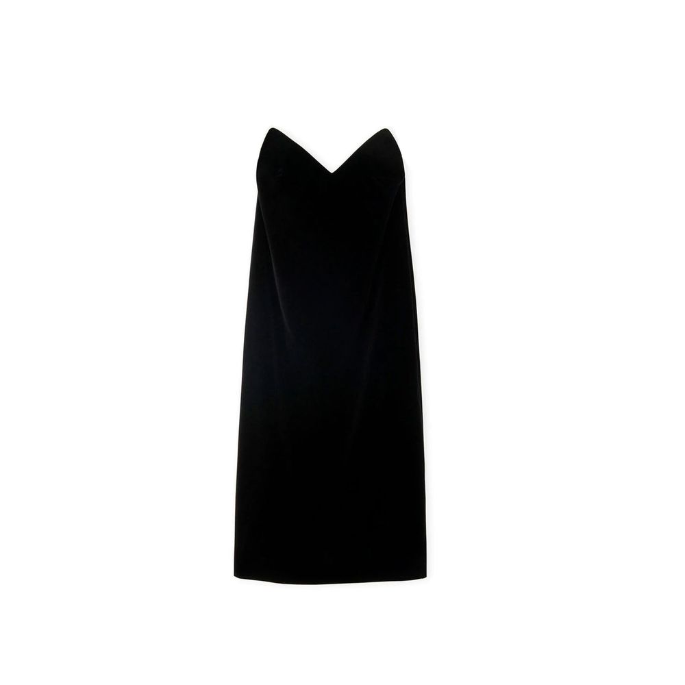 Loewe Black Cotton Cocktail Dress - Elegant Sleeveless Design