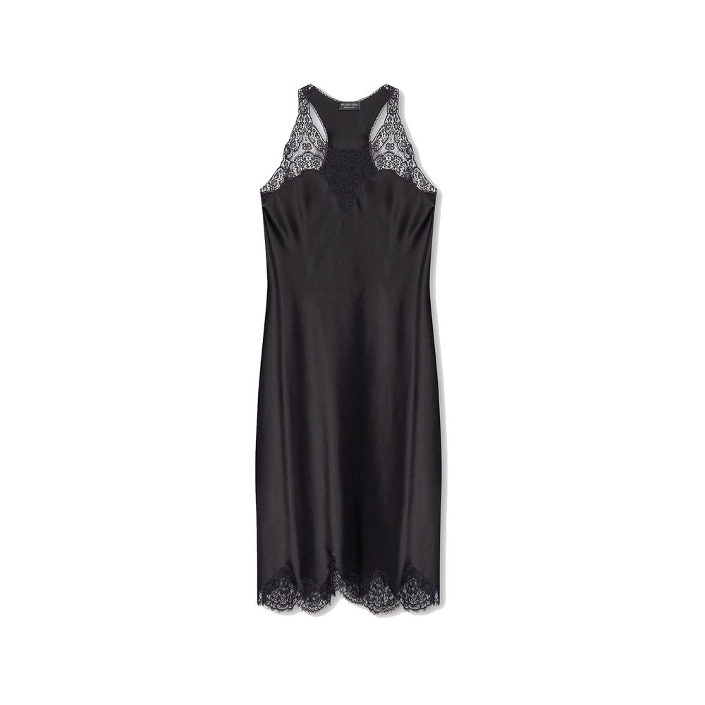 Balenciaga Black Acetate Casual Dress for Women