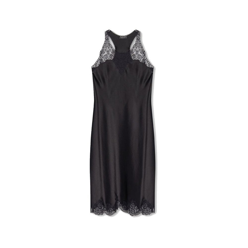 Balenciaga Black Acetate Sleeveless Casual Dress