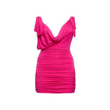 The Attico Multicolor Elastane Casual Dress for Women