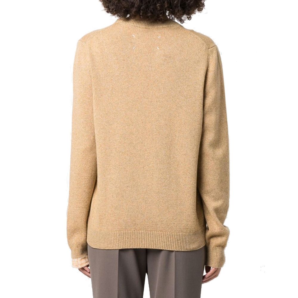 Maison Margiela Brown Cashmere Sweatshirt - Luxurious Comfort