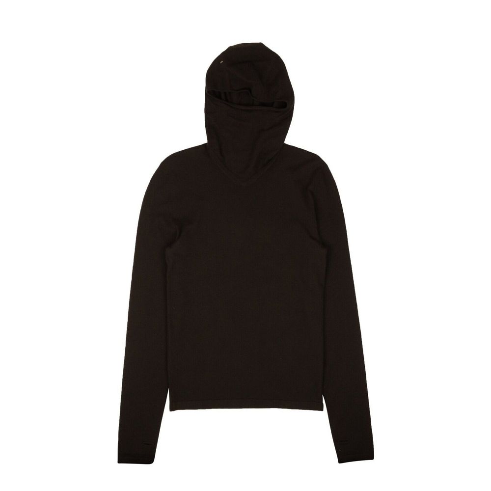 Sweat à capuche Bottega Veneta noir en cachemire