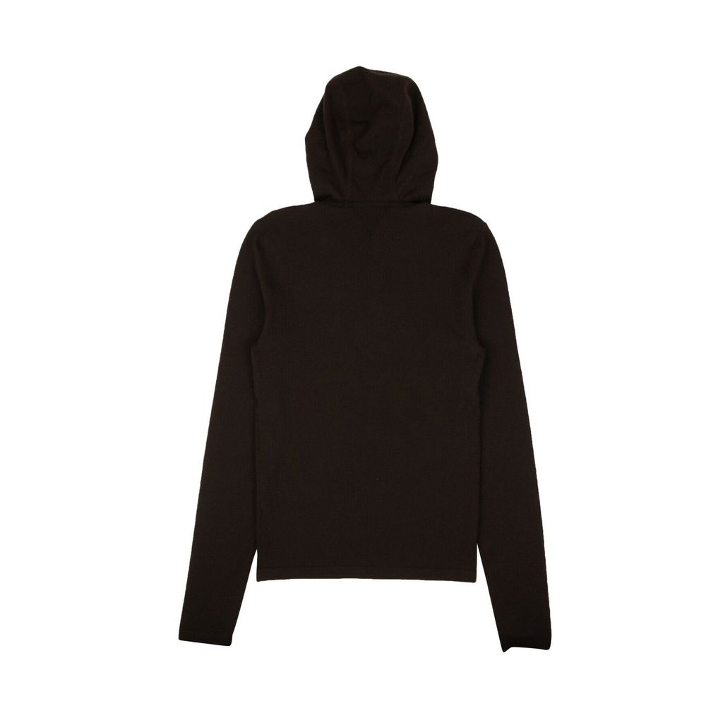Sweat à capuche Bottega Veneta noir en cachemire