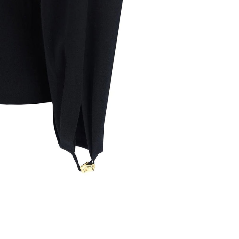 Chloé Black Polyamide Sweatshirt with Unique Cut-Out Detail