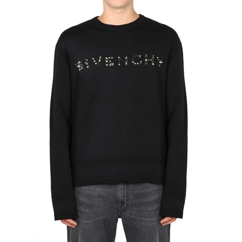 Givenchy Black Cotton Sweatshirt for Men