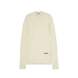 Jil Sander White Cotton Sweatshirt for Women