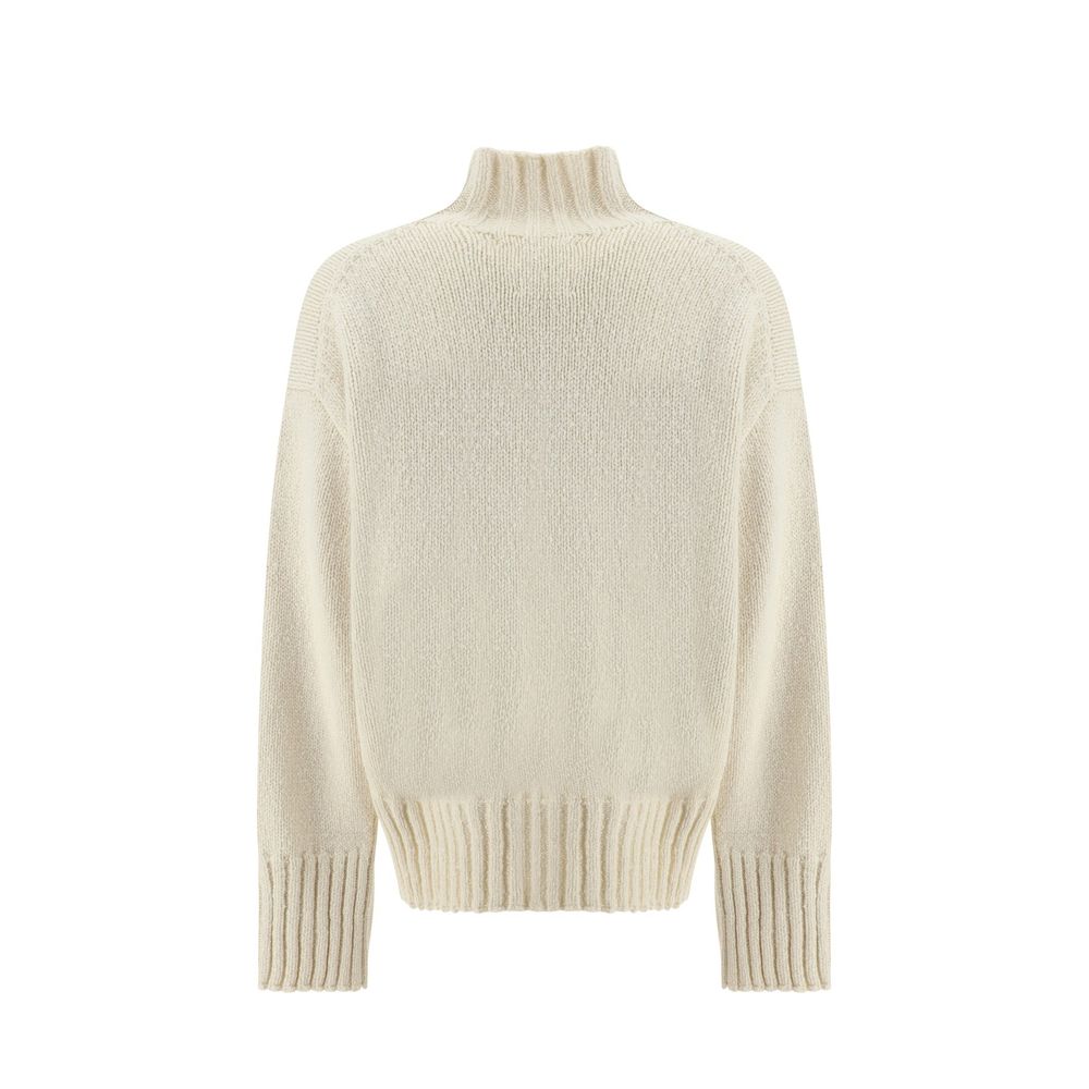 Jil Sander White Silk Sweatshirt for Women