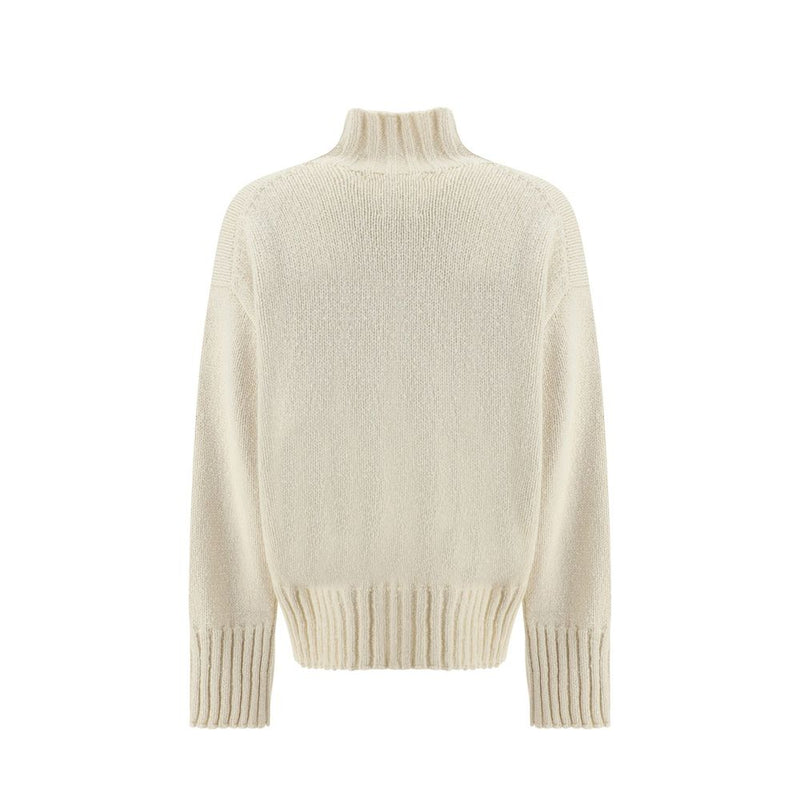 Jil Sander White Silk Sweatshirt for Women