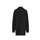 Jil Sander Black Wool Turtleneck - Elegant Women's Sweater