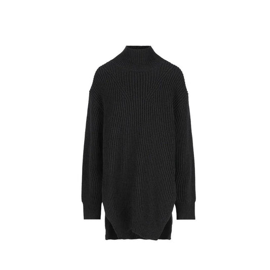 Jil Sander Black Wool Turtleneck - Elegant Women's Sweater