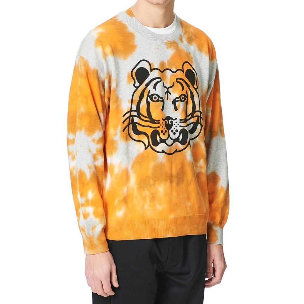 Sweat-shirt Kenzo en coton orange