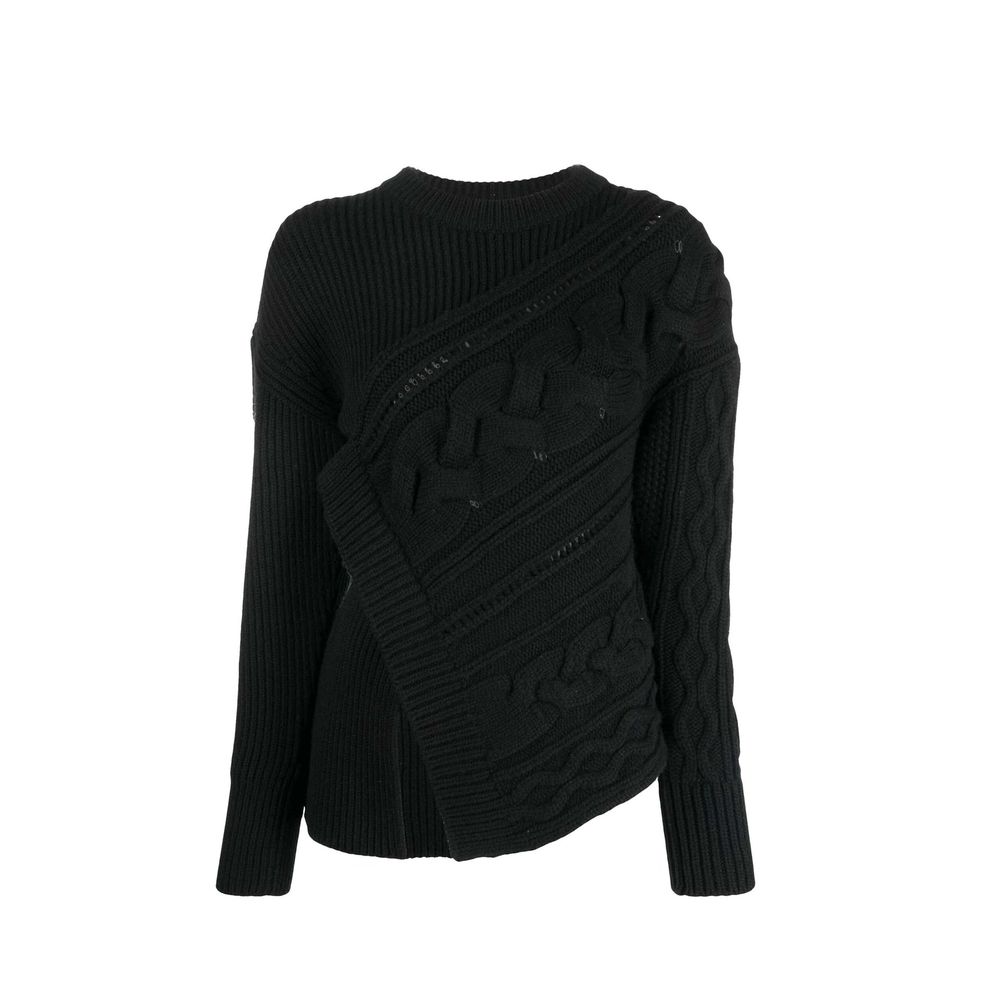 Alexander McQueen Black Wool Sweatshirt for Women