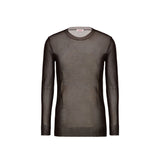 Valentino Garavani Brown Silk Sweatshirt for Men - Luxury Comfort