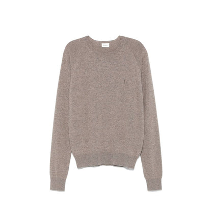Pull en cachemire marron Saint Laurent