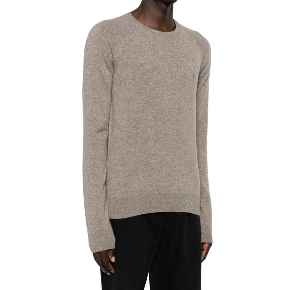 Pull en cachemire marron Saint Laurent