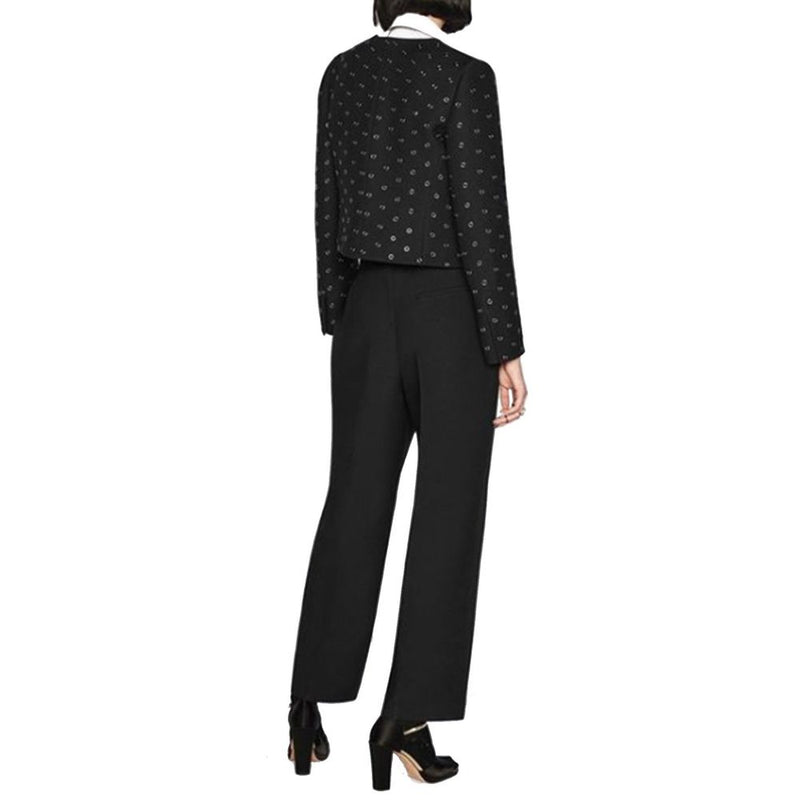 Dior Black Wool Casual Pants for Women