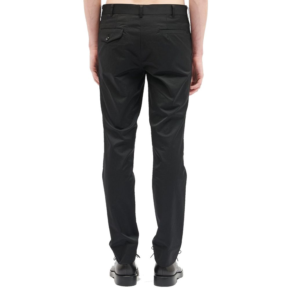 Pantalon décontracté en nylon noir Comme des Garçons
