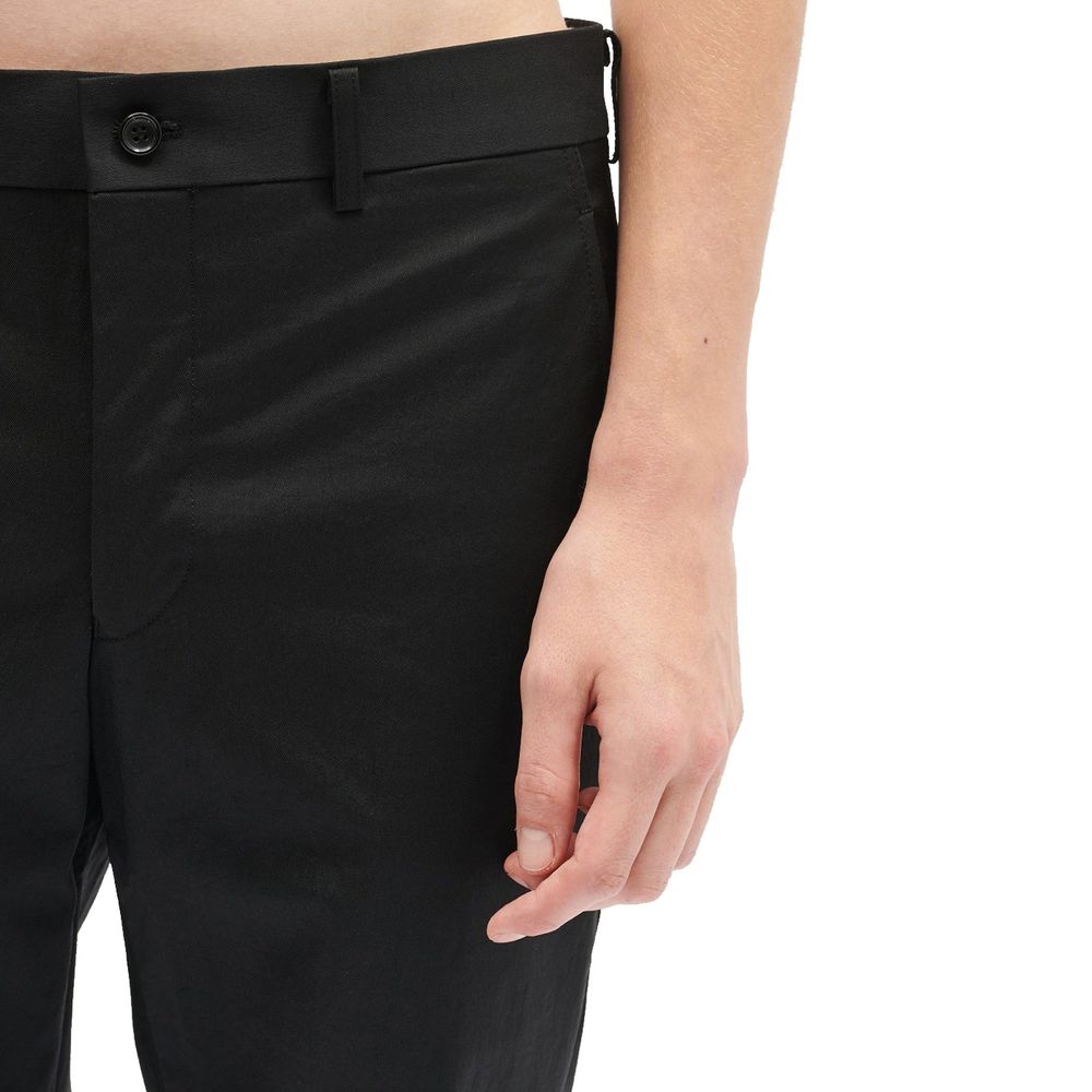 Pantalon décontracté en nylon noir Comme des Garçons