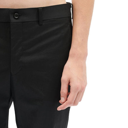 Comme Des Garçons Zwarte Casual Nylonbroek