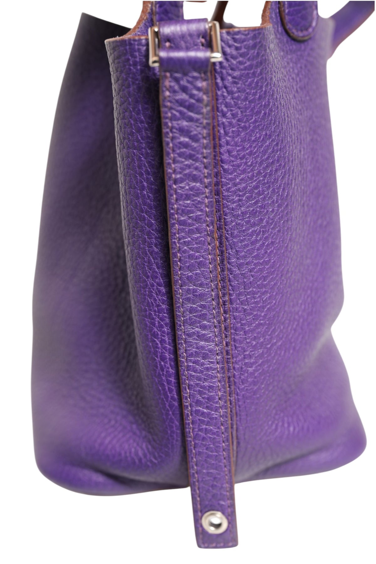 Hermès Picotin Lock PM Sac en Cuir Clemence Violet