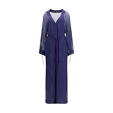 Giorgio Armani Blue Viscose Jumpsuit