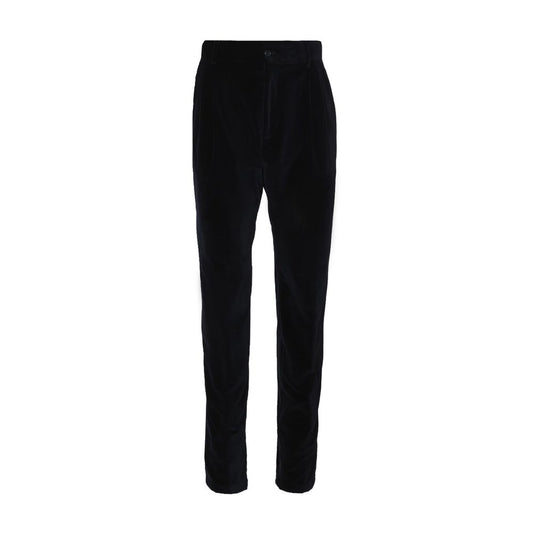 Dolce & Gabbana Zwarte Katoenen Casual Broek