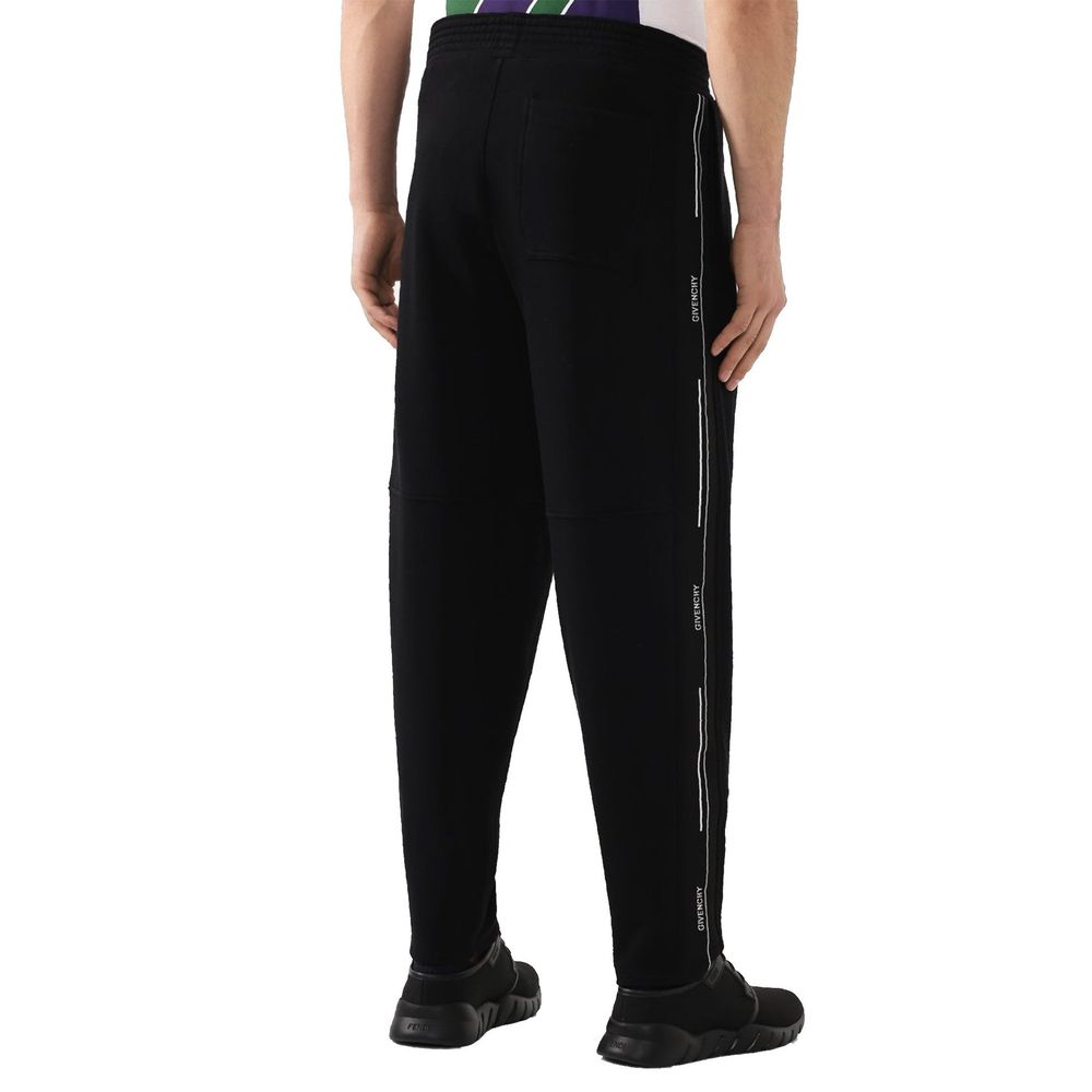 Givenchy Black Cotton Joggers - Stylish Comfort for Men