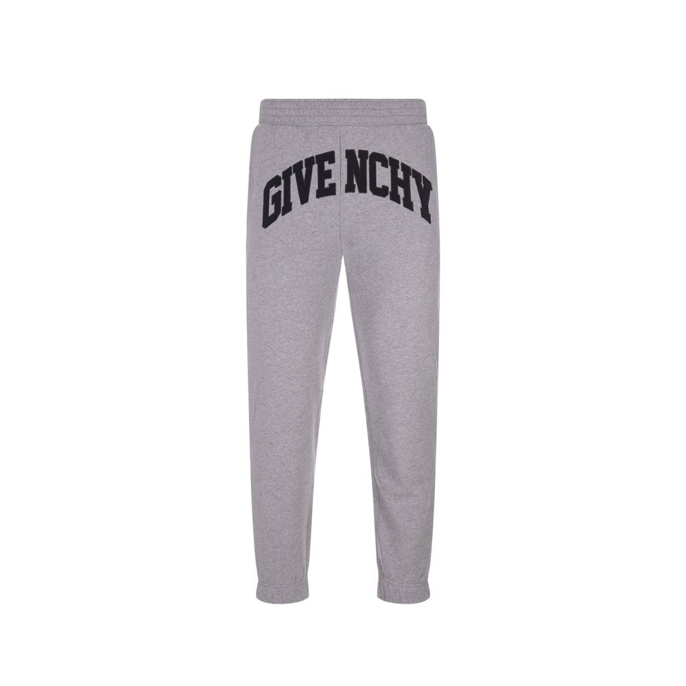 Givenchy Gray Cotton Joggers for Men - Stylish Sportswear