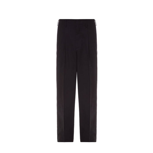 Dolce & Gabbana Zwarte Katoenen Casual Broek