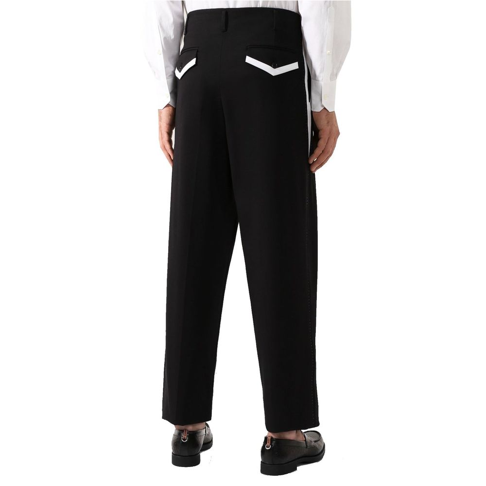 Pantalon décontracté Dolce & Gabbana en coton noir
