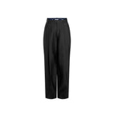 Jacquemus Black Silk Flared Pants for Women
