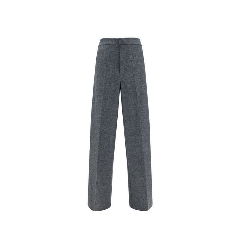 Jil Sander Gray Wool Casual Pants