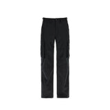 Pantalon cargo en coton noir Céline