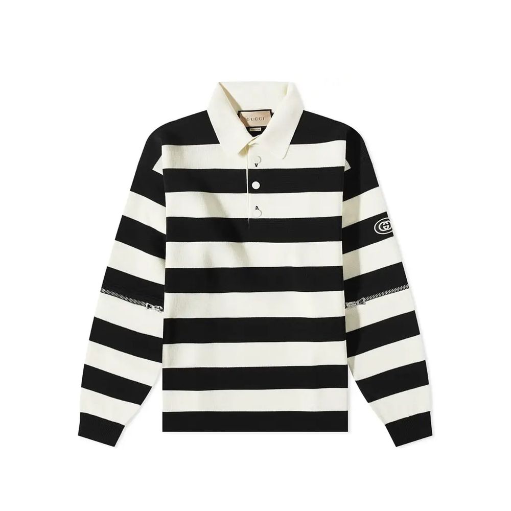 Polo Gucci en coton blanc
