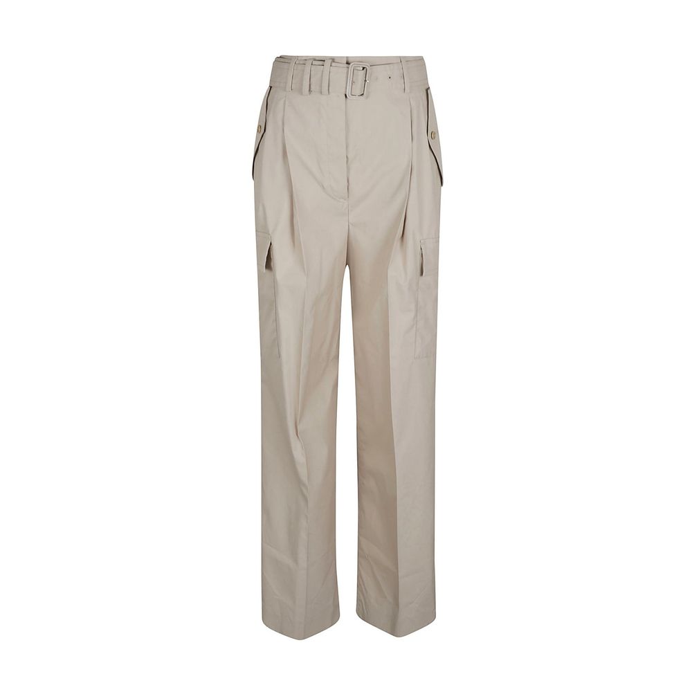 Prada Beige Cotton Cargo Pants for Women