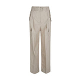 Prada Beige Cotton Cargo Pants for Women